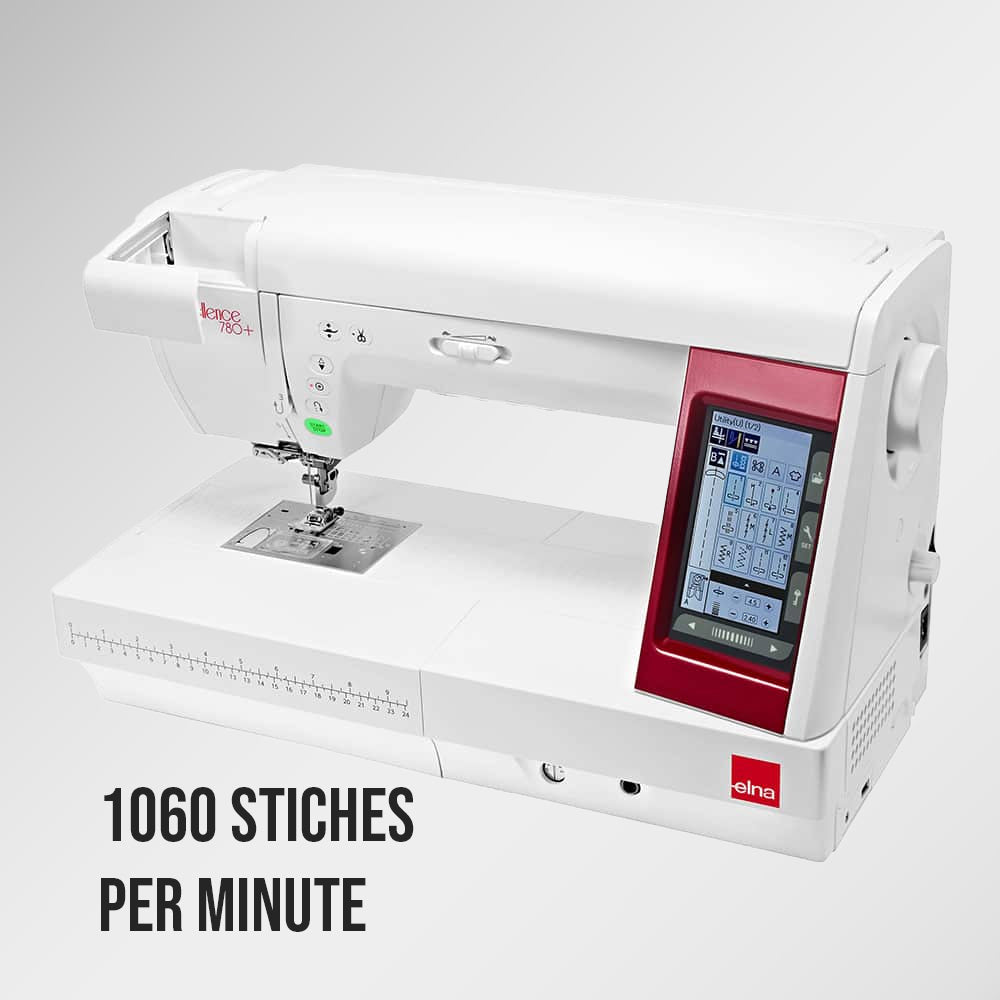 Elna eXcellence 780 Plus Computerized Sewing Machine (Refurbished)