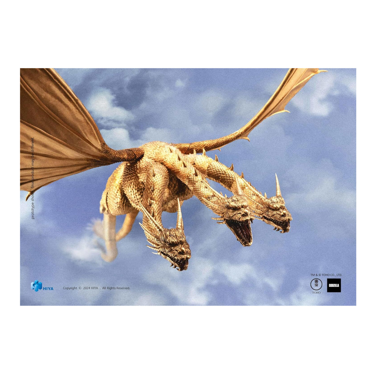 Hiya Toys Godzilla vs. King Ghidorah - Exquisite Basic Series Previews Exclusive