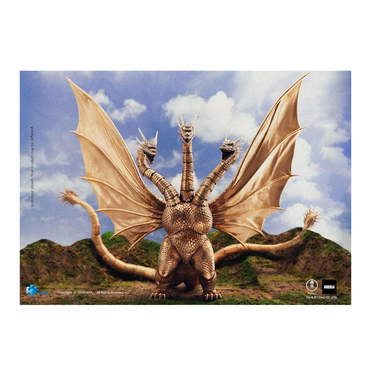 Hiya Toys Godzilla vs. King Ghidorah - Exquisite Basic Series Previews Exclusive