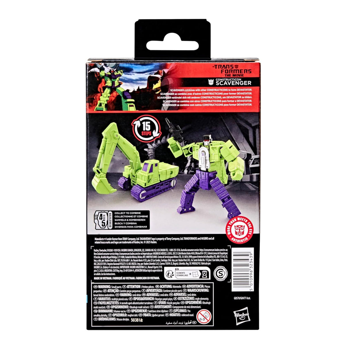 Hasbro - Transformers Deluxe Class: The Movie Construction Scavenger