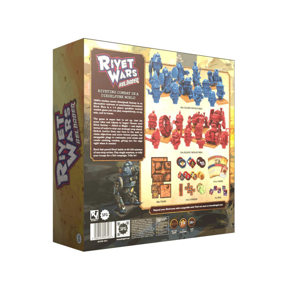 Steamforged Games Rivet Wars Reloaded: Battle of Rivet Board Game (Core)