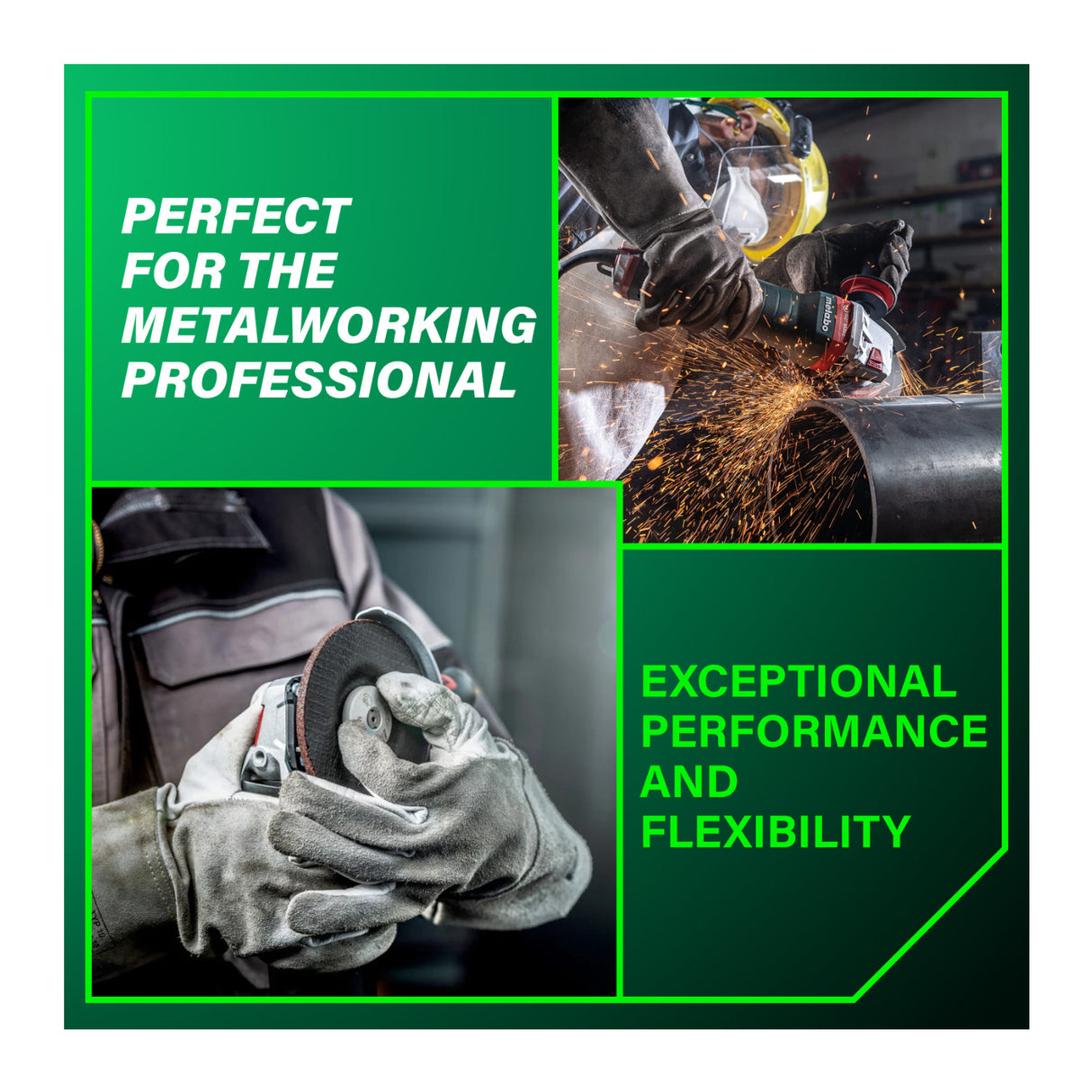 Metabo HPT 36V MultiVolt Cordless 4-1/2-Inch Angle Grinder (Tool Body Only)