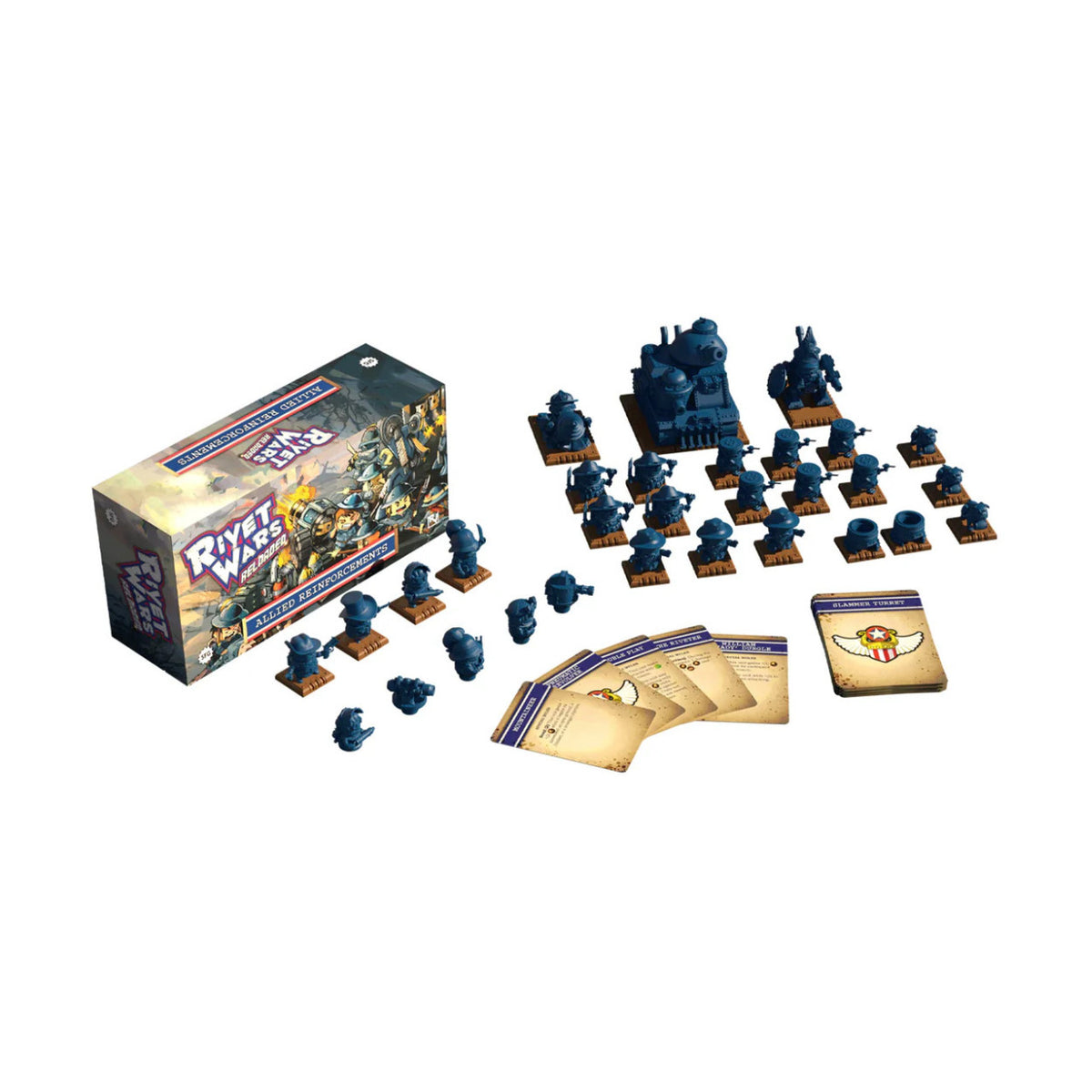 Steamforged Games Rivet Wars: Allied Reinforcements Expansion Board Game
