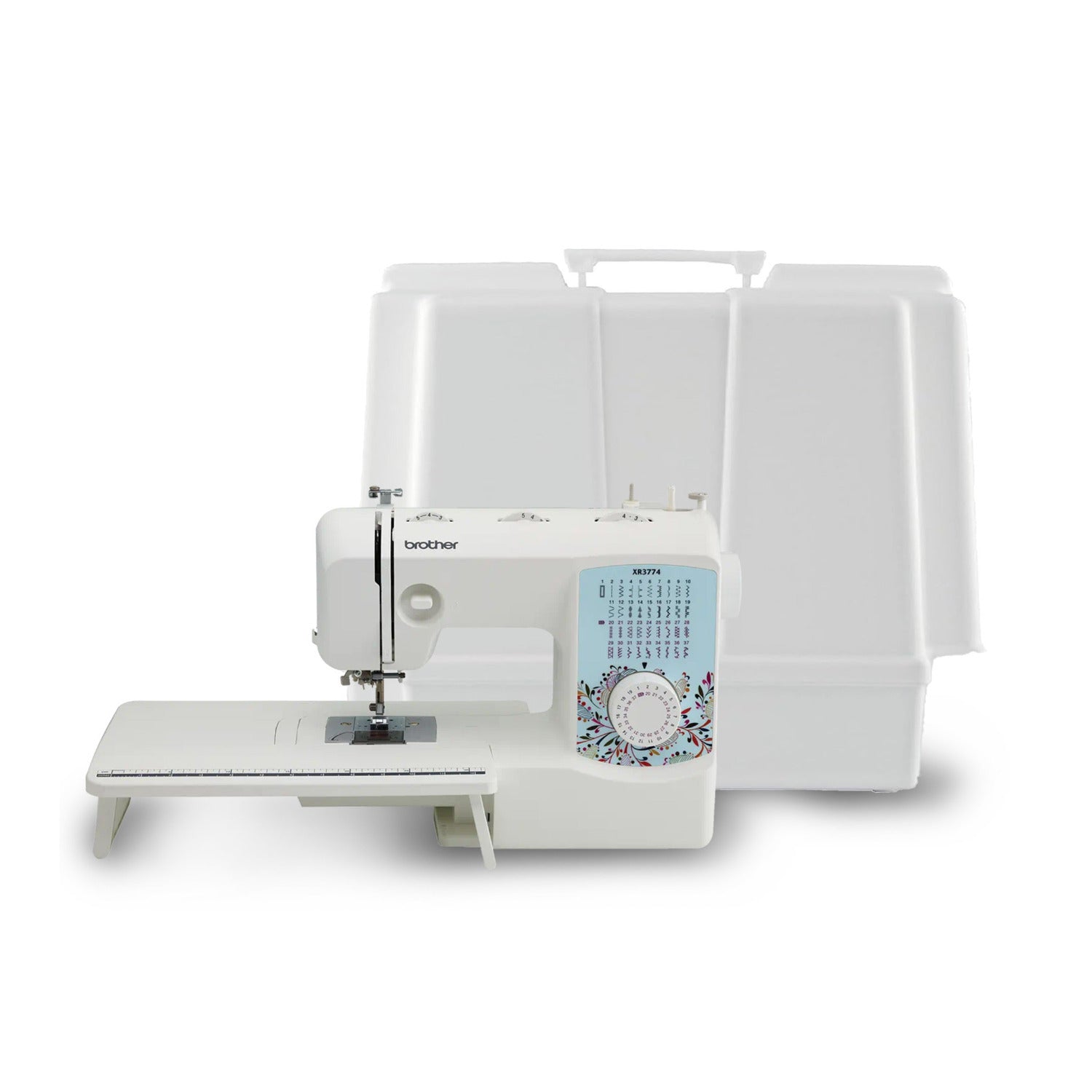 Brother XR3774 Wide Table Sewing and Quilting Machine with Hard