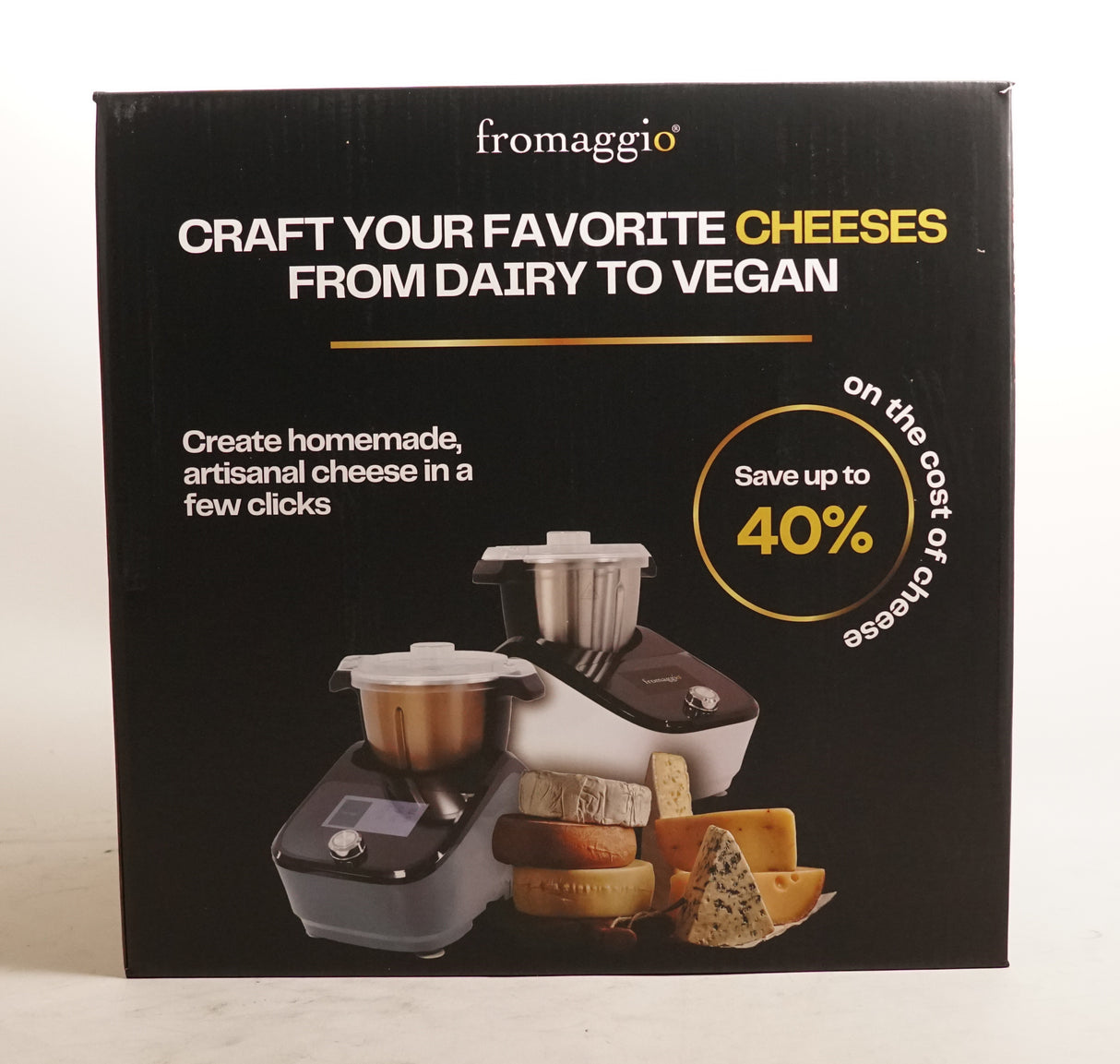 Fromaggio Cheese Maker for Making Dairy and Non-Dairy Cheeses (Stainless Steel) (Used)