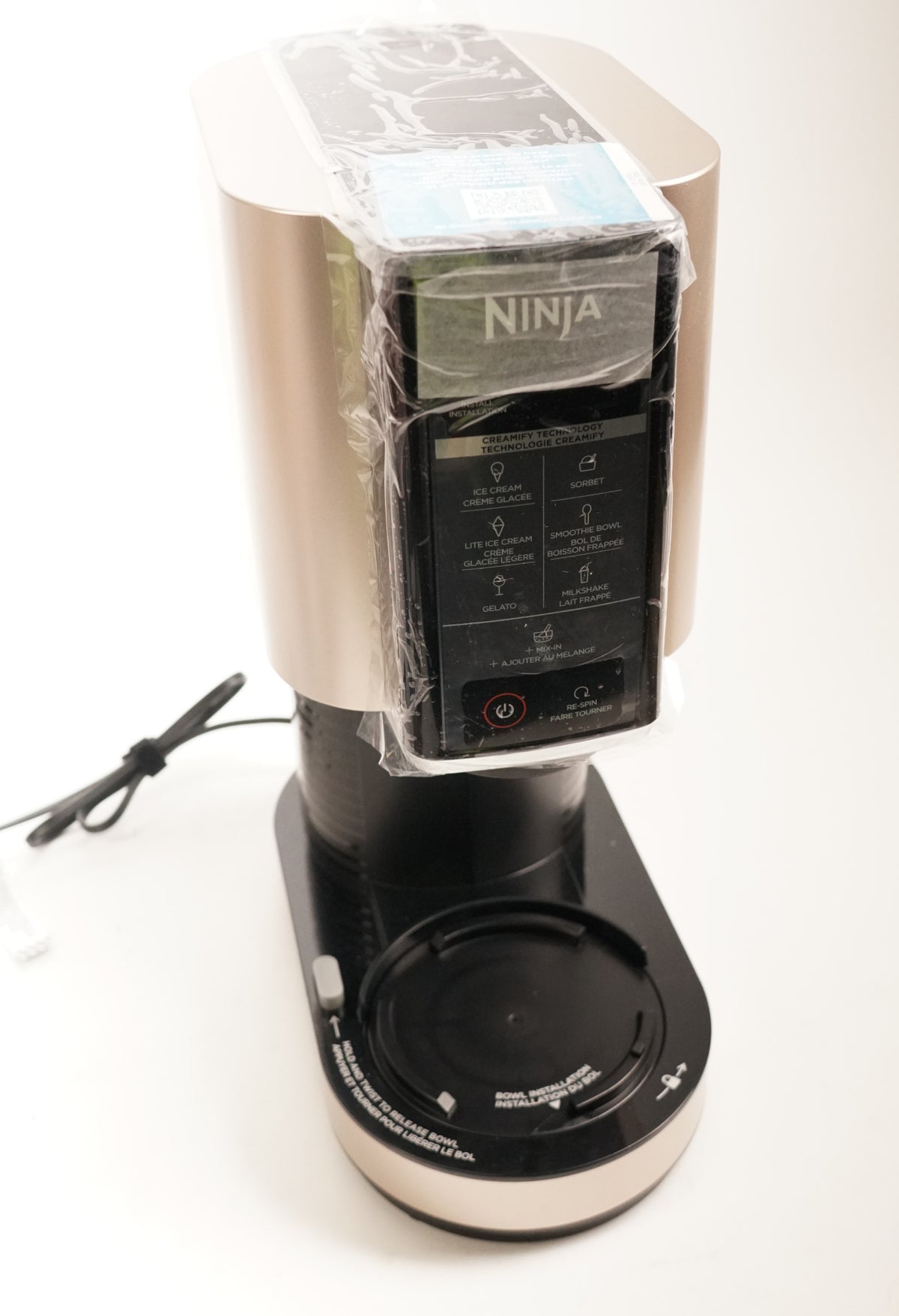 Ninja NC301 CREAMi Ice Cream Maker with 7 One-Touch Programs (Rose Gold) (Used)