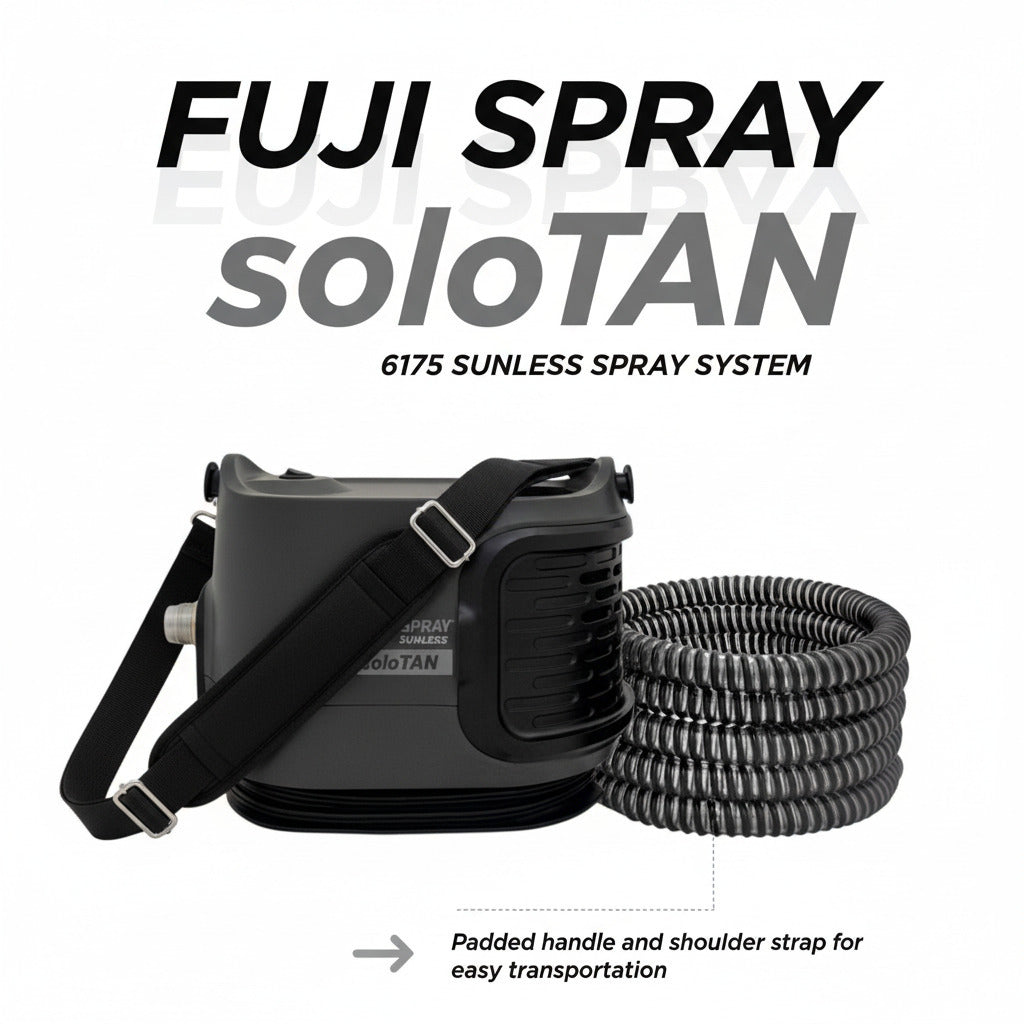 Fuji Spray 6175 Sunless soloTAN Spray Tan System with T-PRO Applicator Bundle