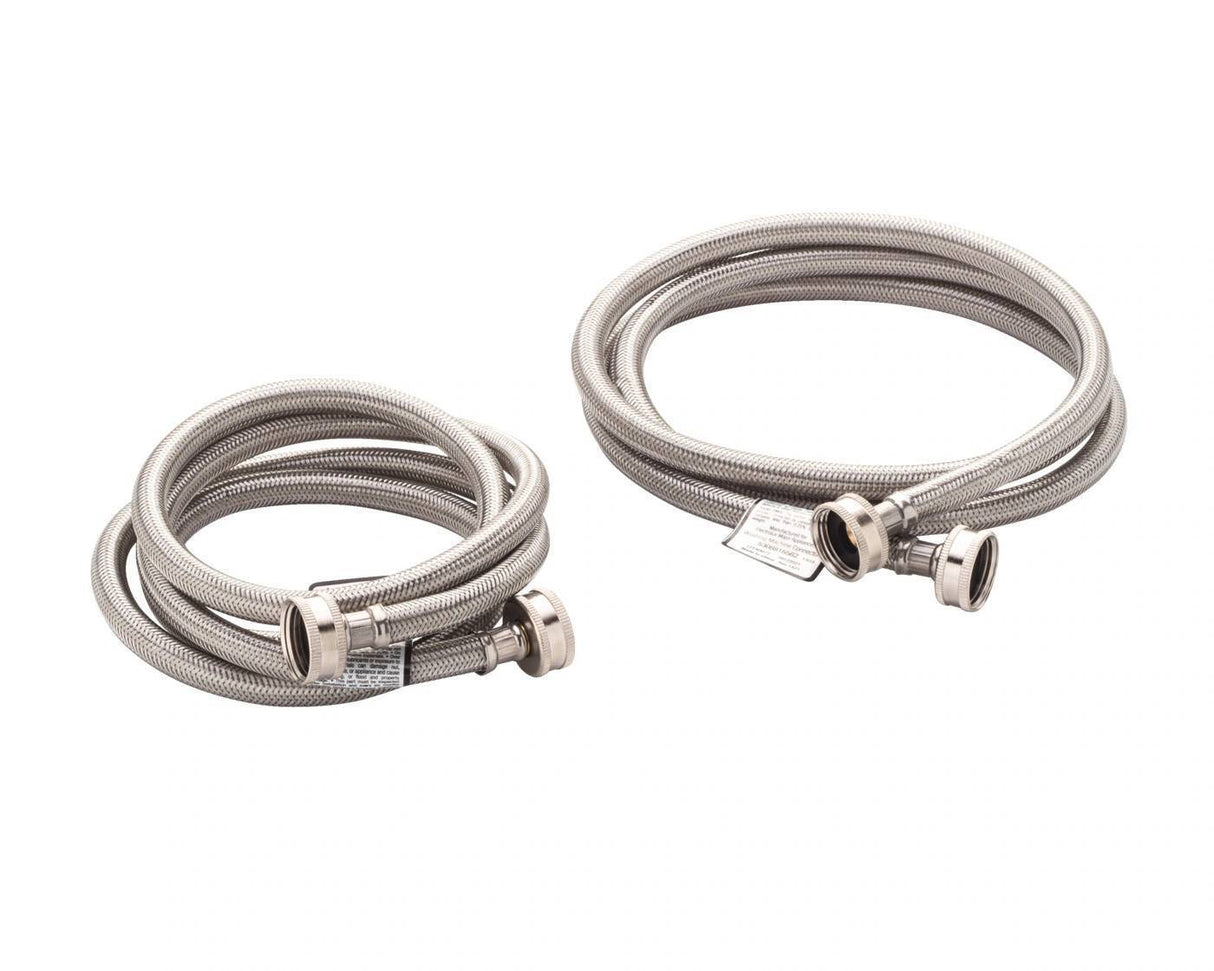Frigidaire 6 Foot Stainless Steel Washer Hoses (2-Pack)