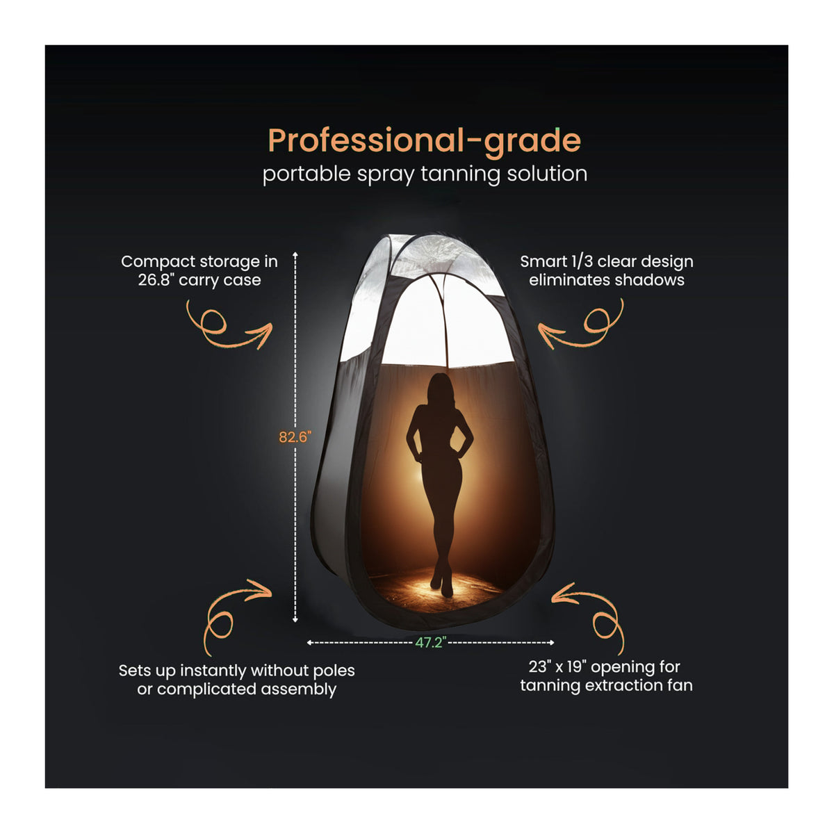 Fuji Spray Sunless 1175 Sunless soloTAN Spray Tan System with TAN7400 Applicator and Bundle