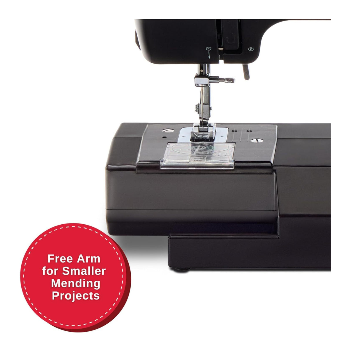 SINGER M1000 Mending Machine with 32 Stitch Applications and LED Light (Black)