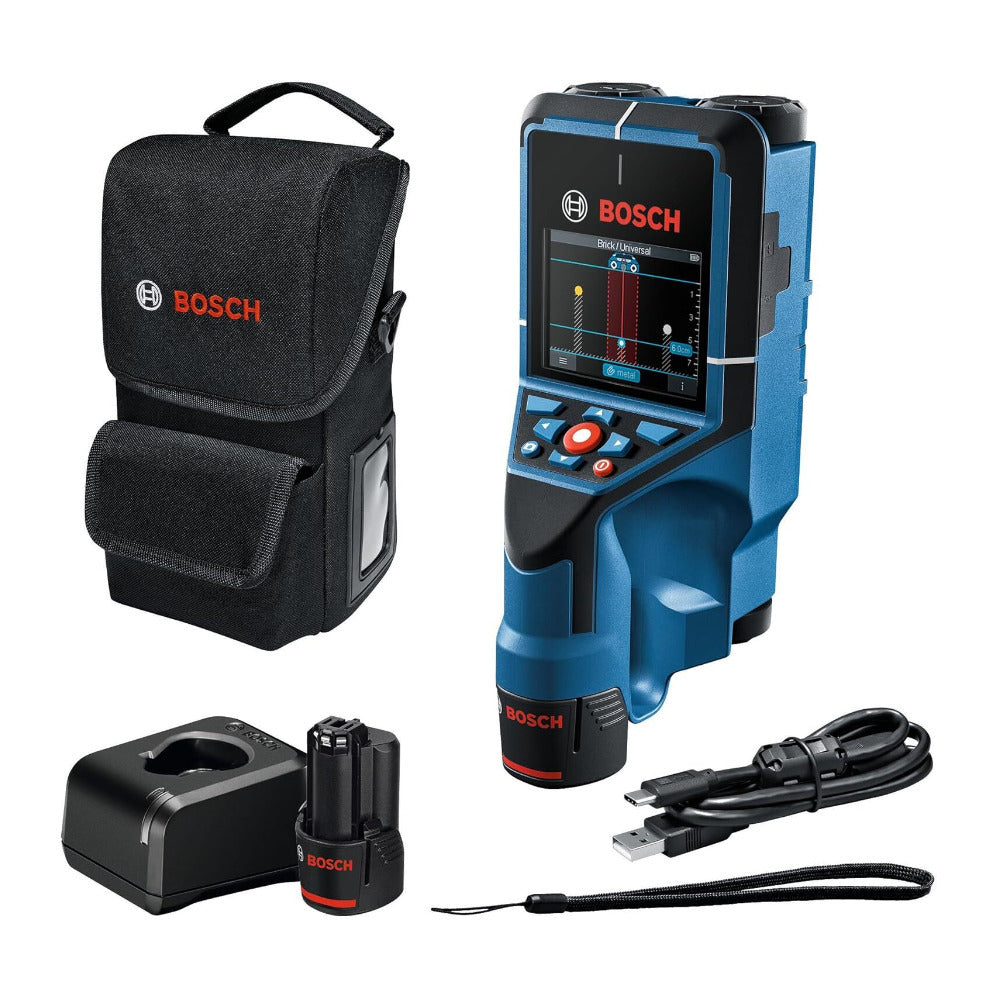 Bosch D-TECT200C 12V Max Wall and Floor Scanner with 2.0 Ah Battery and Charger