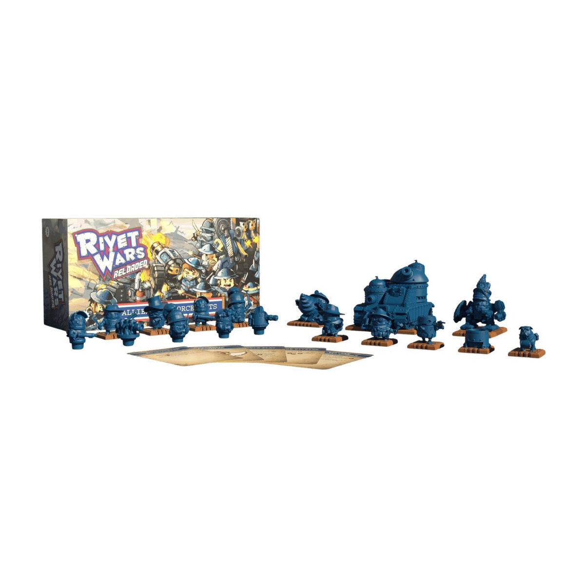 Streamforged Rivet Wars Core Game with Allied & Blight Expansions Bundle