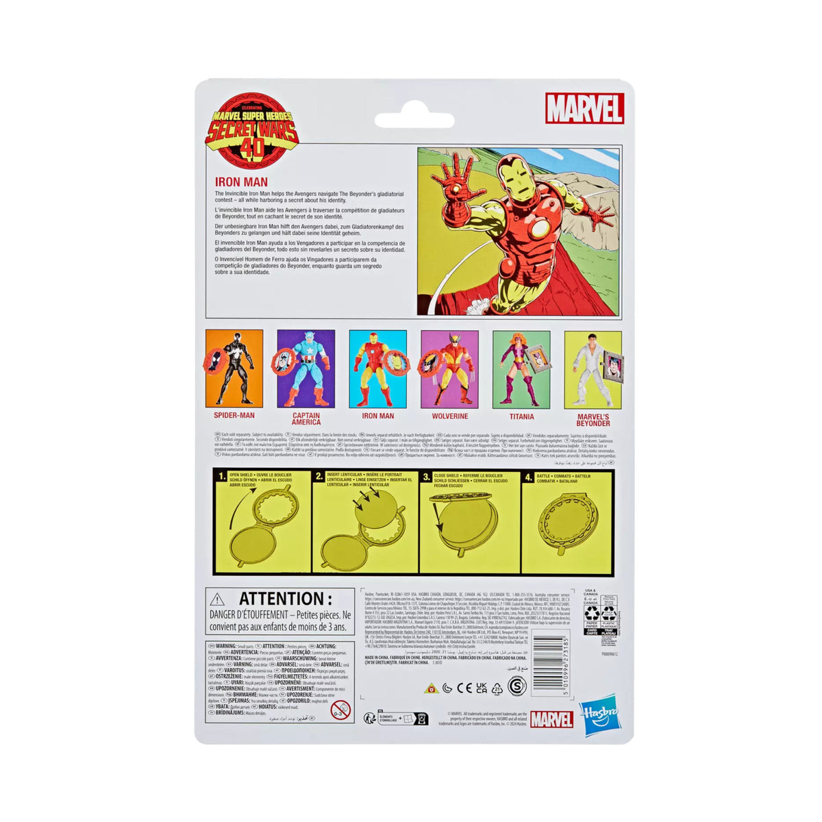 Hasbro Marvel Legends Series Retro 6-Inch Action Figures Bundle
