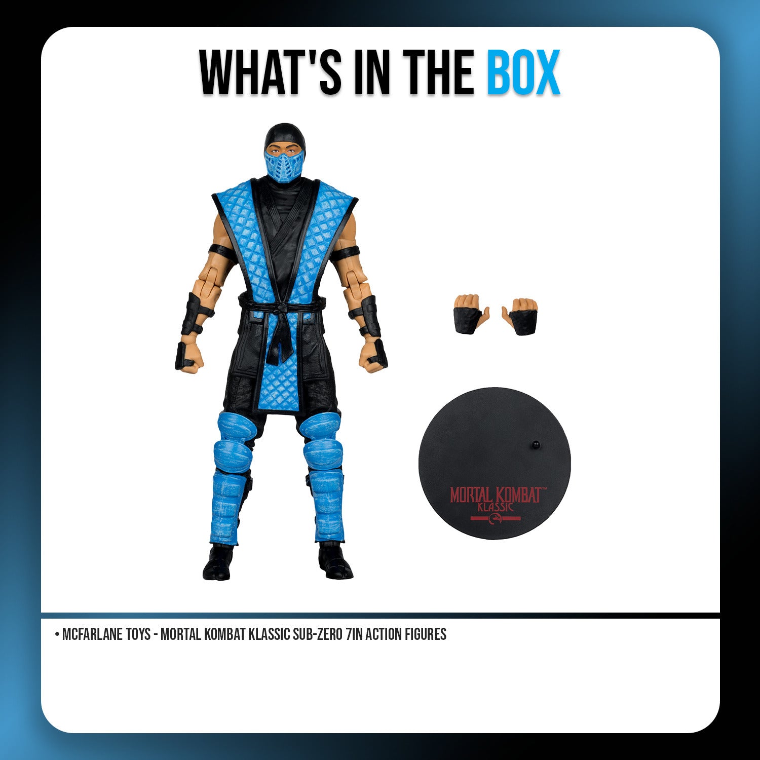 McFarlane Toys- Mortal Kombat Klassic Sub-Zero 7in Action Figure