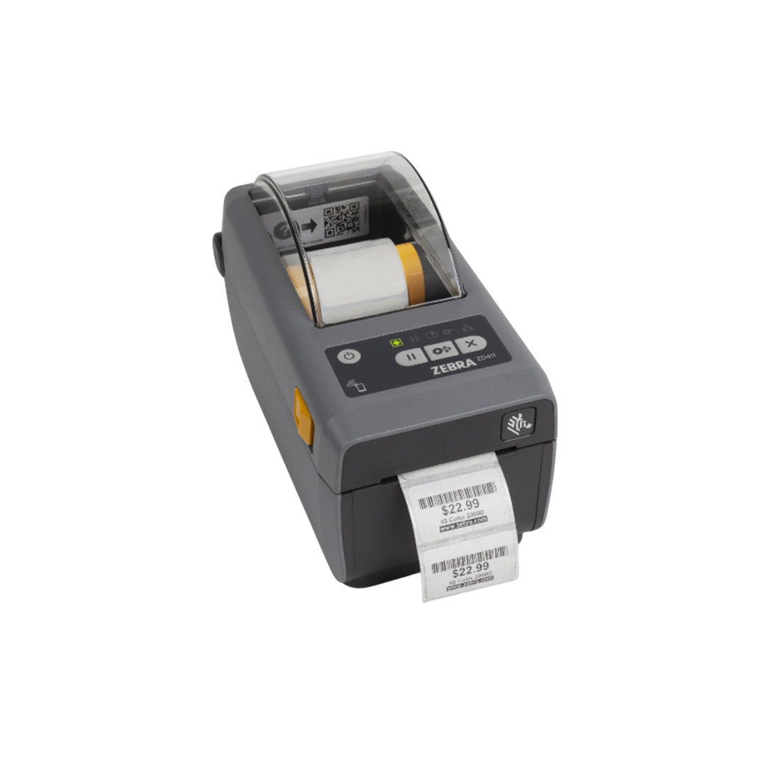 Zebra ZD411 Direct Thermal Barcode Label Printer with Microfiber Cleaning Cloth