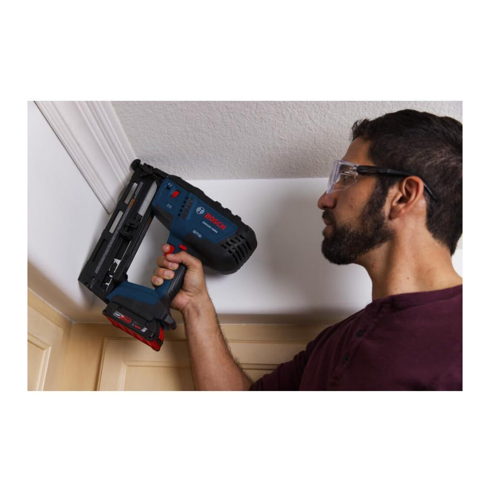 BOSCH GNH18V-16MAB12 18V Brushless Finish Nailer Kit with Power Battery