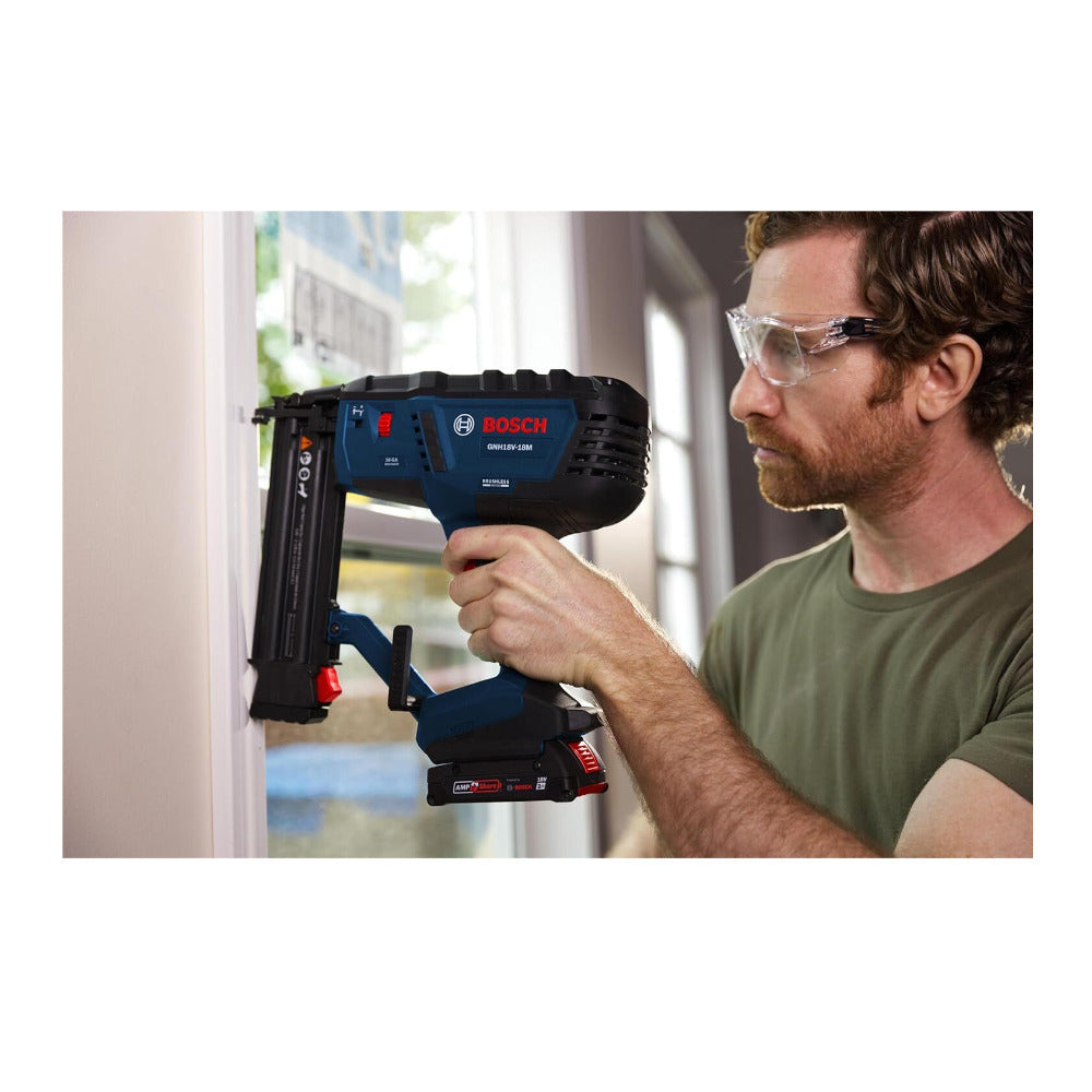 BOSCH GNH18V-18MB12 18V Brushless 18-Gauge Brad Nailer Kit with 2Ah Battery