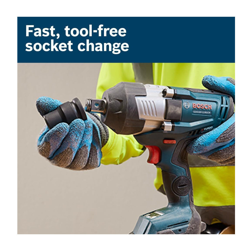 BOSCH GDS18V-1180CB28 PROFACTOR 18V Connected-Ready 3/4-Inch Wrench Kit