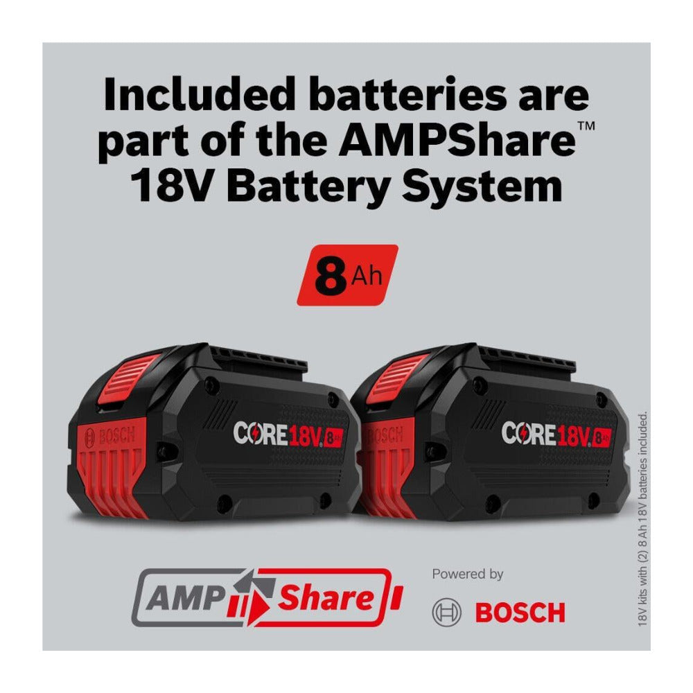 BOSCH GDS18V-1180CB28 PROFACTOR 18V Connected-Ready 3/4-Inch Wrench Kit