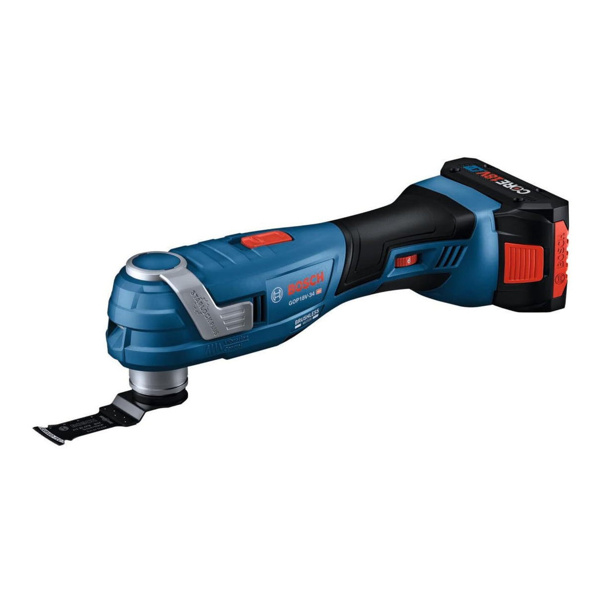 BOSCH GOP18V-34B14 18V Brushless StarlockPlus Oscillating Multi-Tool Kit