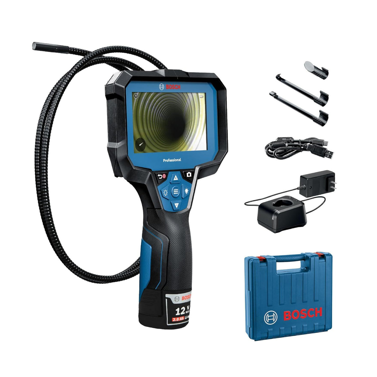 BOSCH GIC4-23C 12V Max Connected 5 Ft. Handheld Borescope Inspection Camera