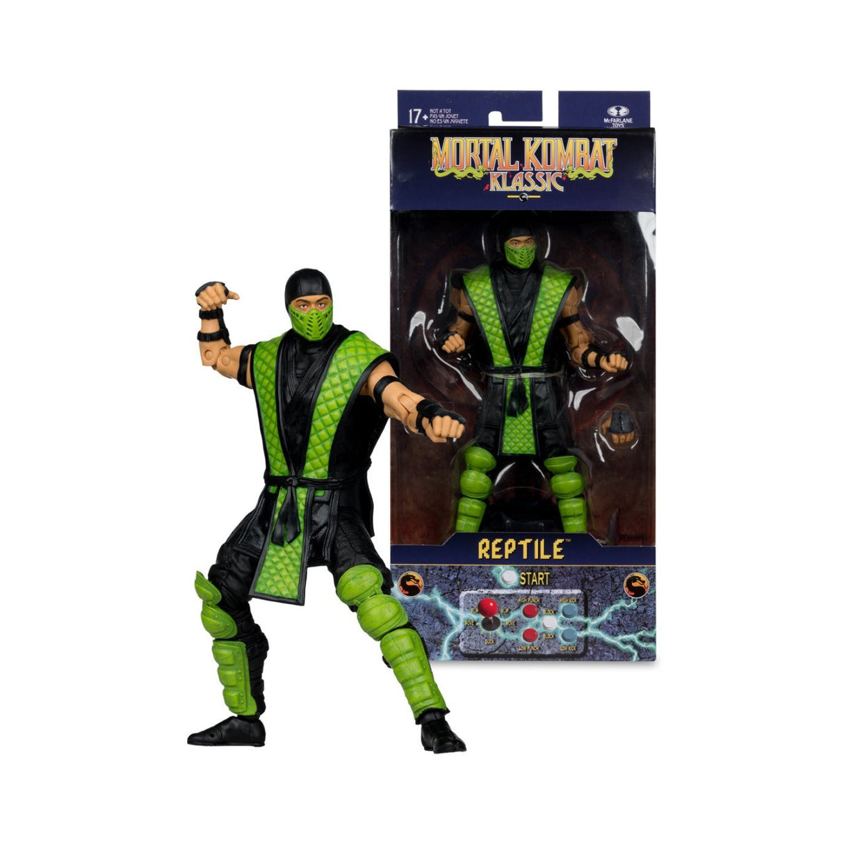 McFarlane Toys Mortal Kombat Klassic Reptile 7-Inch Action Figure