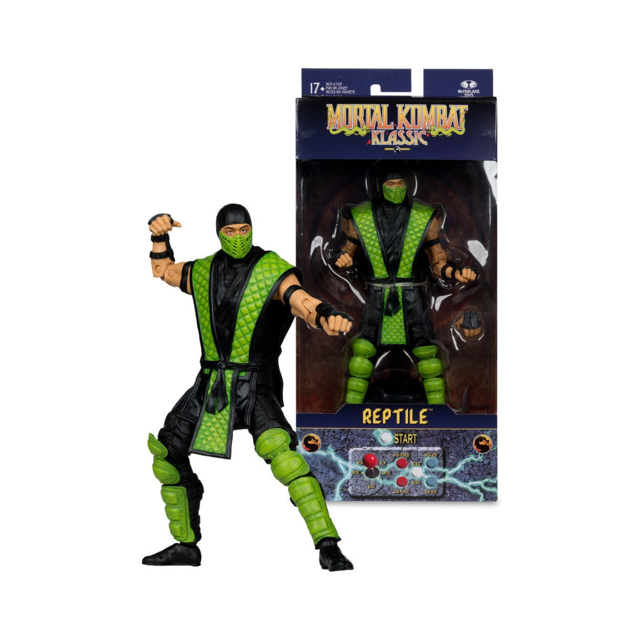 McFarlane Toys Mortal Kombat Klassic Reptile 7-Inch Action Figure