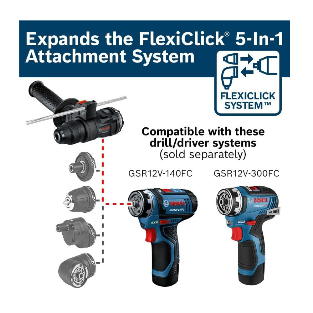 Bosch GSR12V-140FCB22 12V Max Drill/Driver with 5-In-1 Flexiclick System
