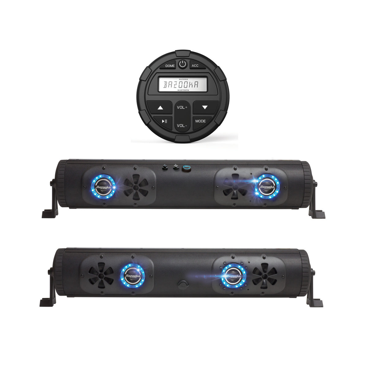 Bazooka G2 Bluetooth Party Bar Double Sided with Dashboard Controller (24-Inch)