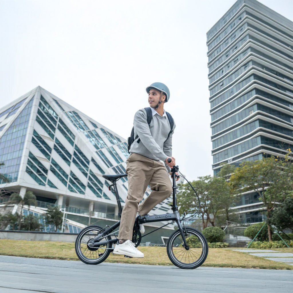 Dahon K-Feather Folding Electric Bike (Slate)