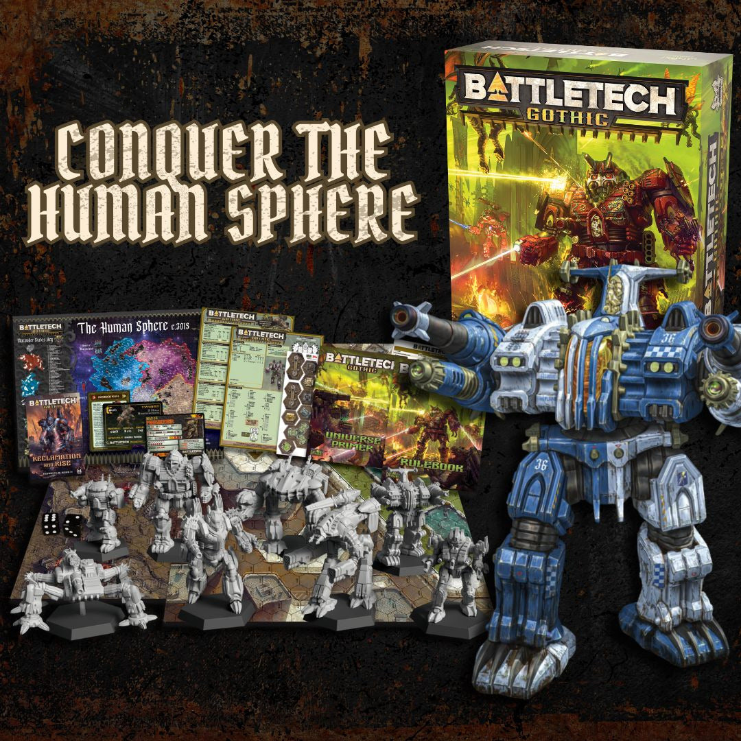 BattleTech: Gothic Core Box Set Miniatures, Maps & Mech Warfare Tabletop Game