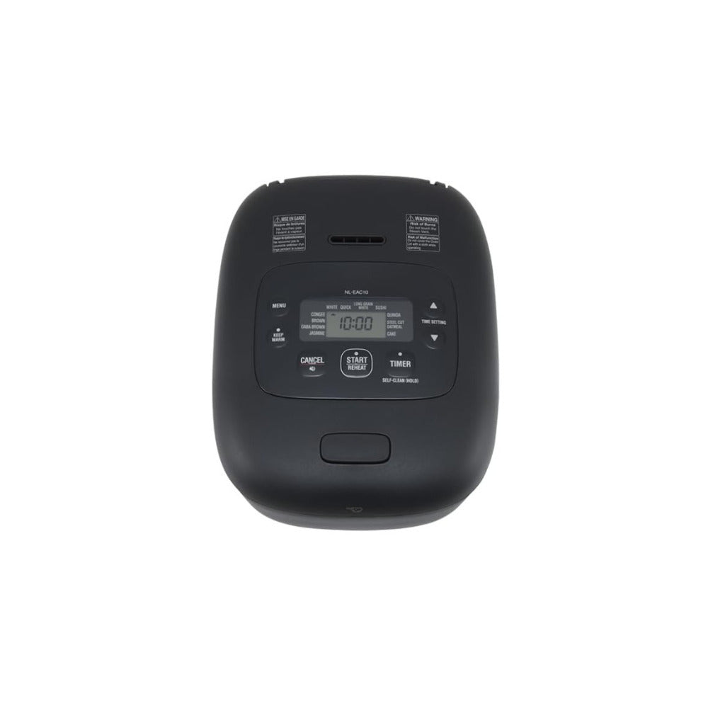 Zojirushi Micom Rice Cooker and Warmer NL-EAC18 (10 Cups, Black)