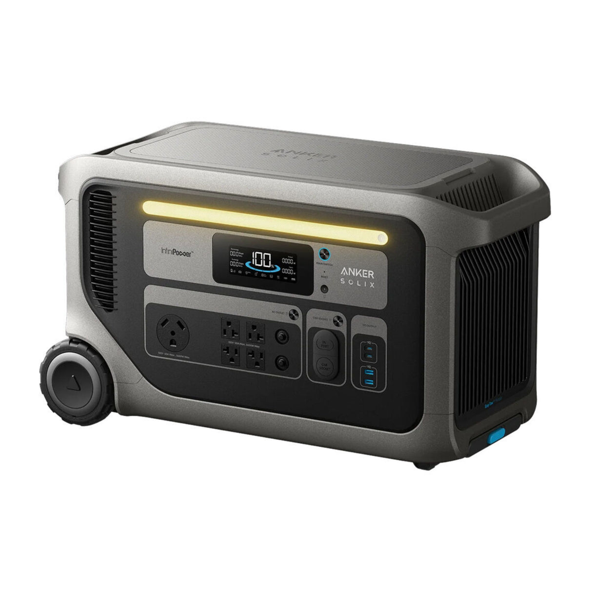 Anker SOLIX F3000 3072Wh Portable Power Station with Expansion Battery