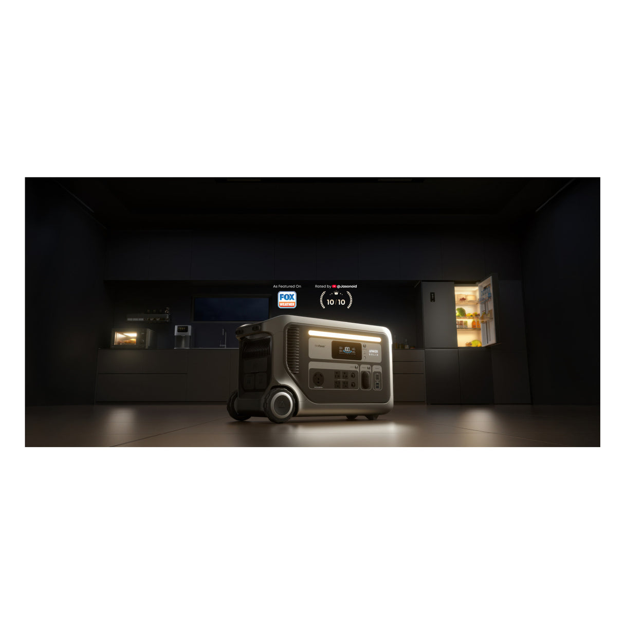 Anker SOLIX F3000 3072Wh Portable Power Station with Expansion Battery