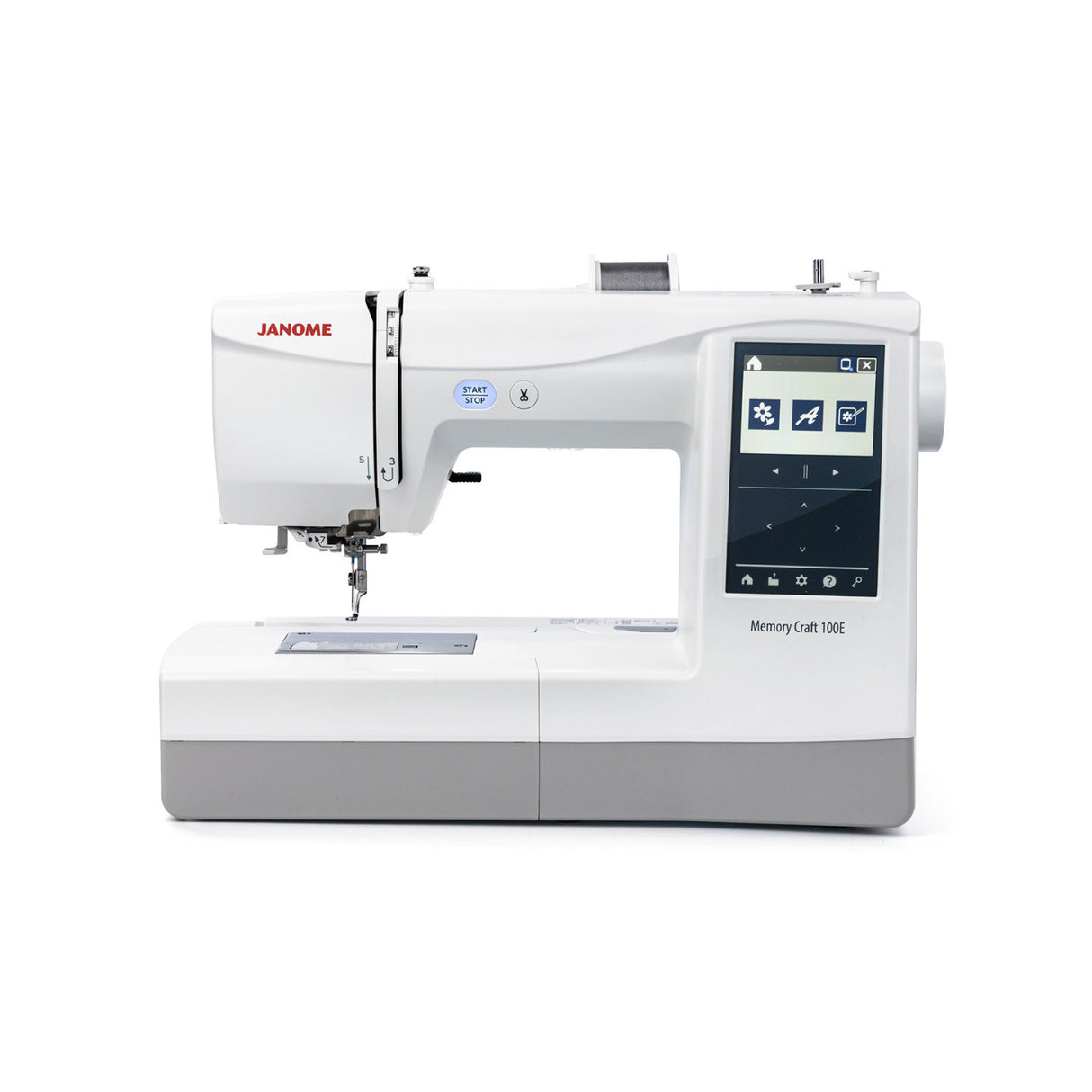 Janome Memory Craft 100E Embroidery Machine - Max Embroidery 5.5 x 5.5 Inch