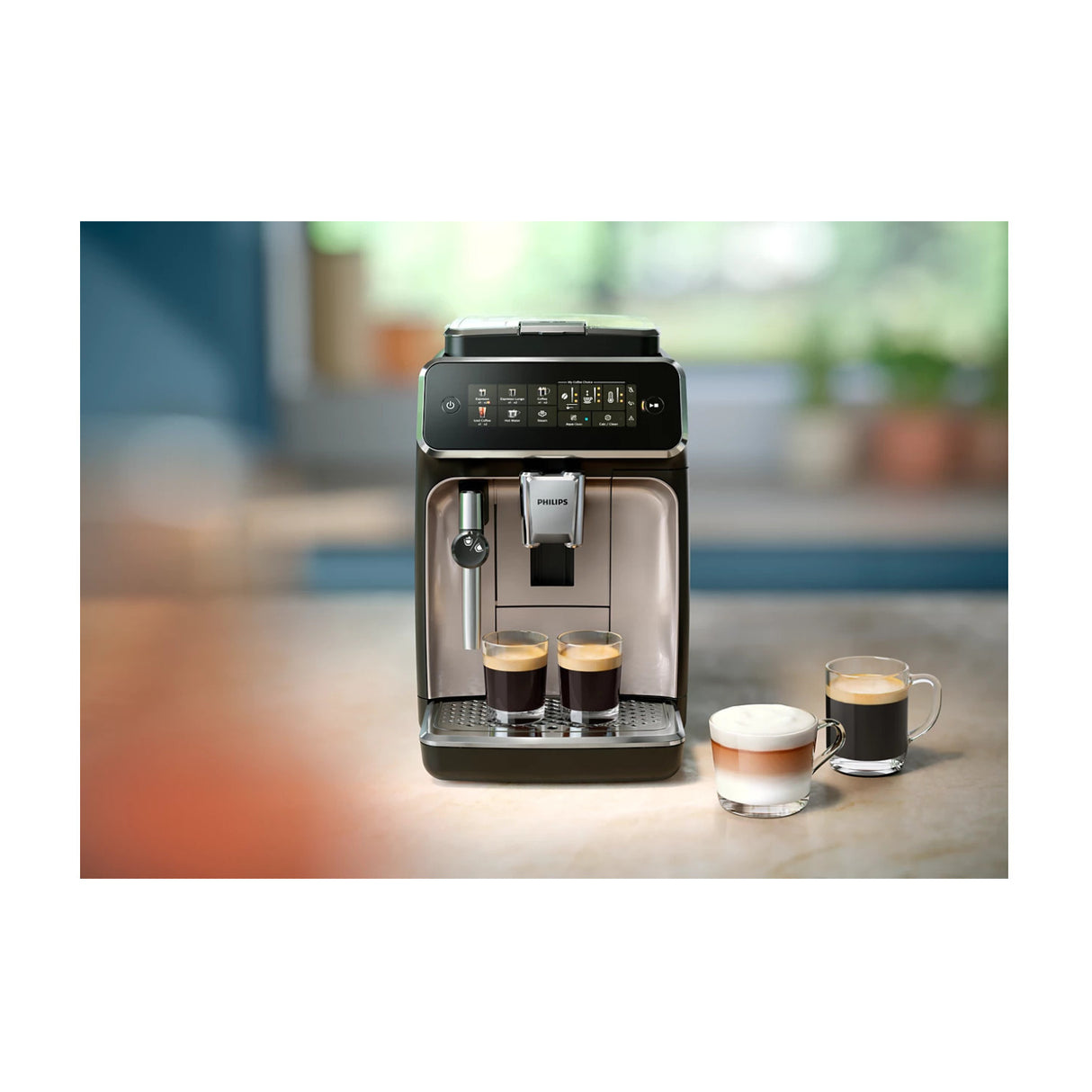 Philips 3300 Series Fully Automatic Espresso Machine (Glossy Black)