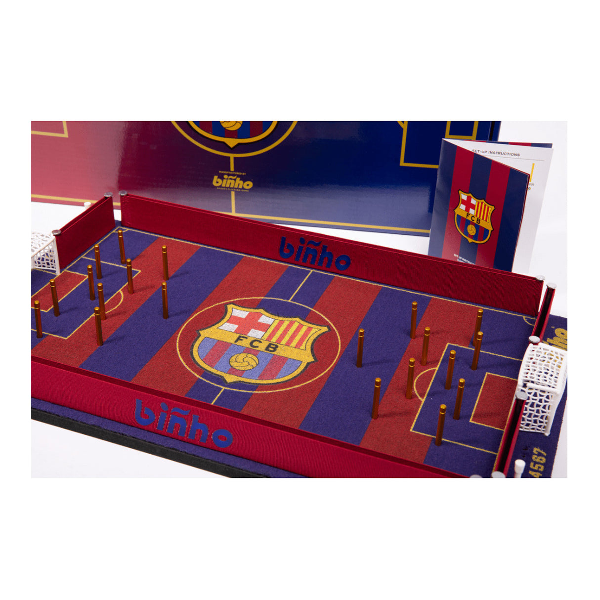 Binho Classic FC Barcelona Edition Pinball Board Game (2 Players)