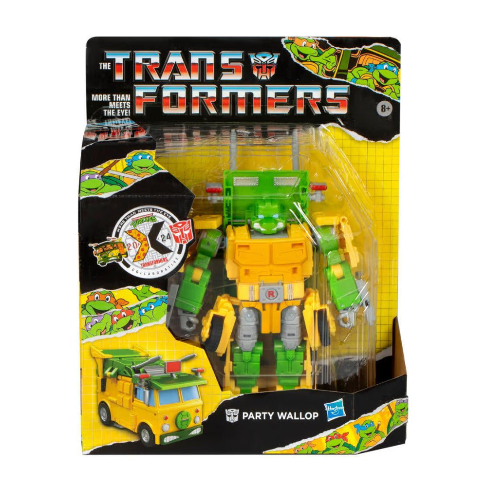 Hasbro Transformers x Teenage Mutant Ninja Turtles Party Wallop 7 Inch