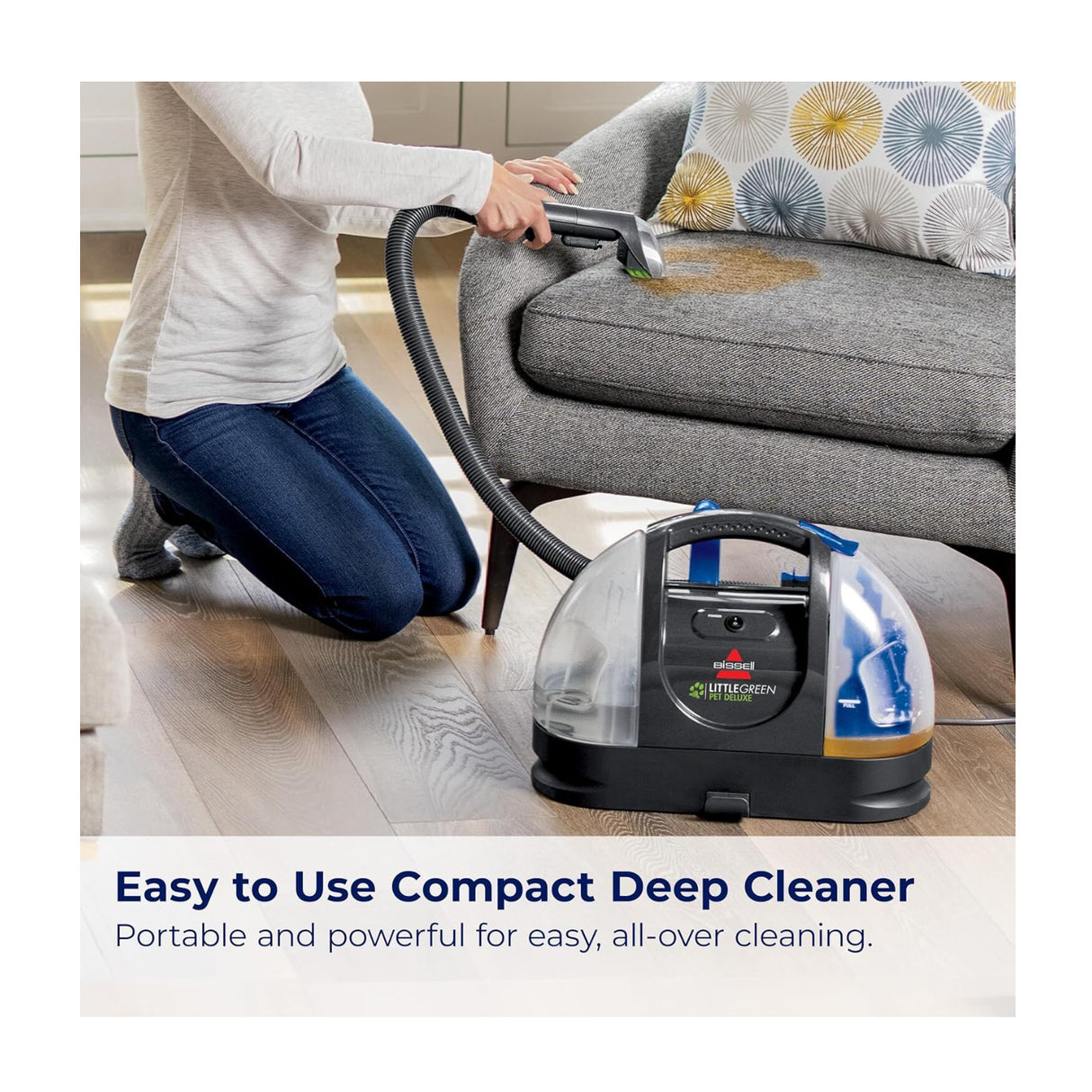 Bissell Little Green Pet Deluxe Portable Carpet Cleaner and Car/Auto Detailer