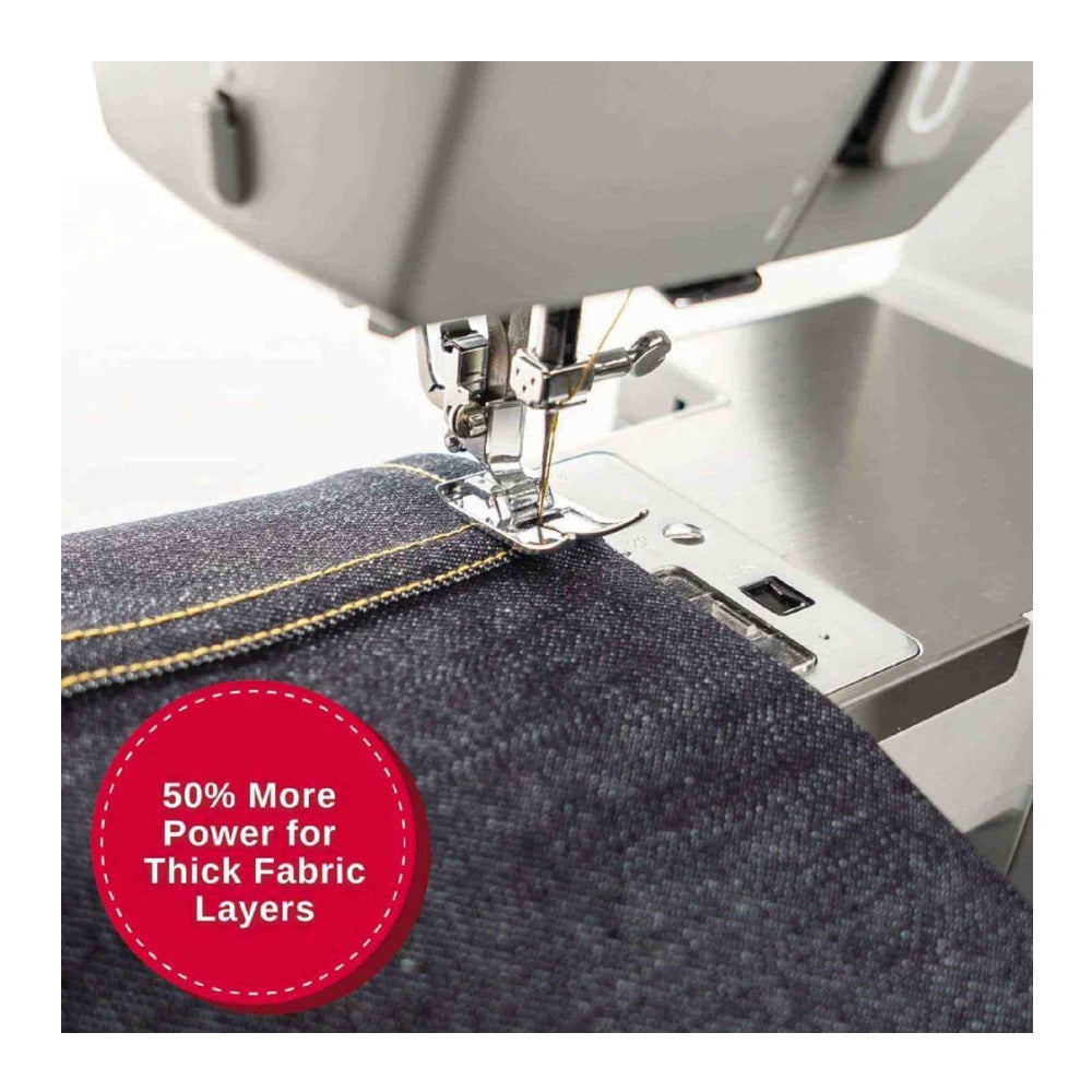 Singer Heavy Duty 6380 Sewing Machine with Extension Table (Gray)