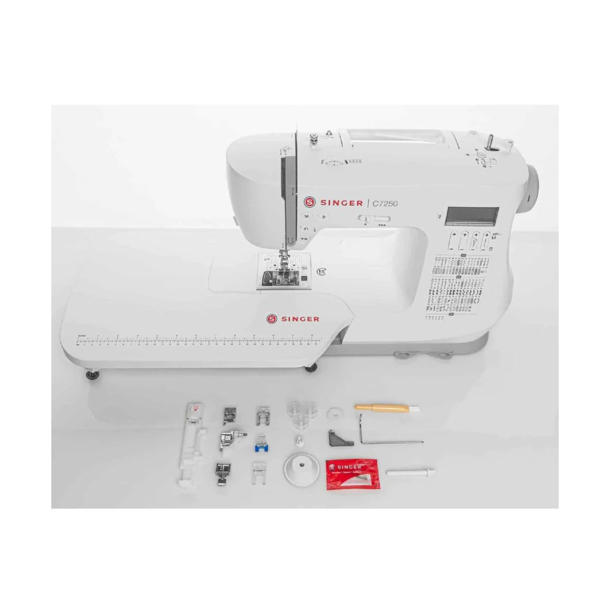 Singer C7250 200-Stitch Computerized Sewing Machine with Extension Table (Open Box)