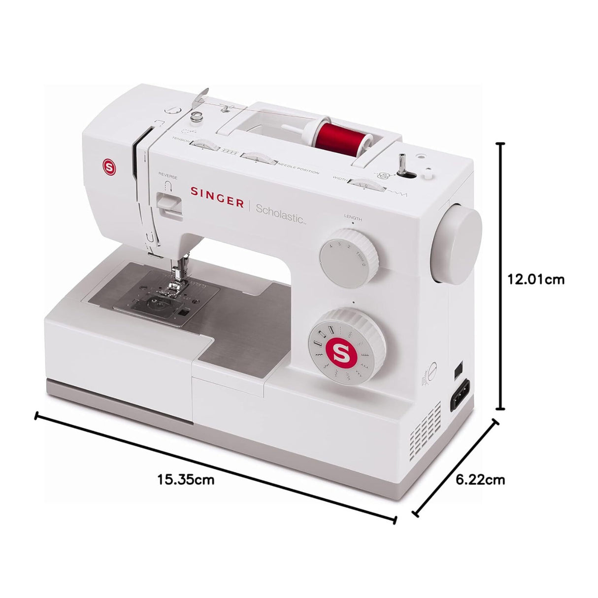 Singer 5511 Scholastic Heavy Duty Sewing Machine (White)