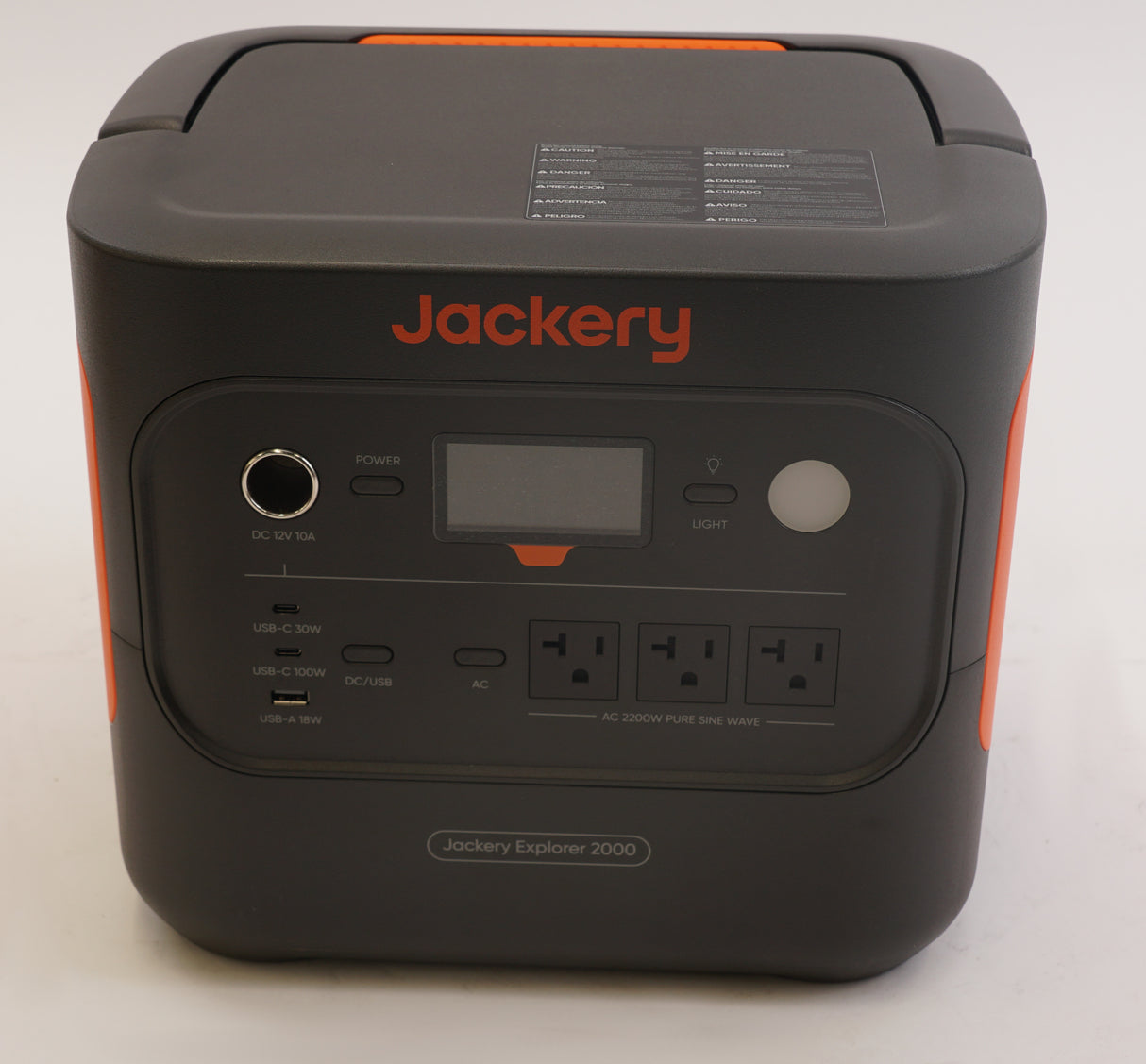 Jackery Explorer 2000 v2 Portable Power Station - 2042Wh with Smart App Control (Used)