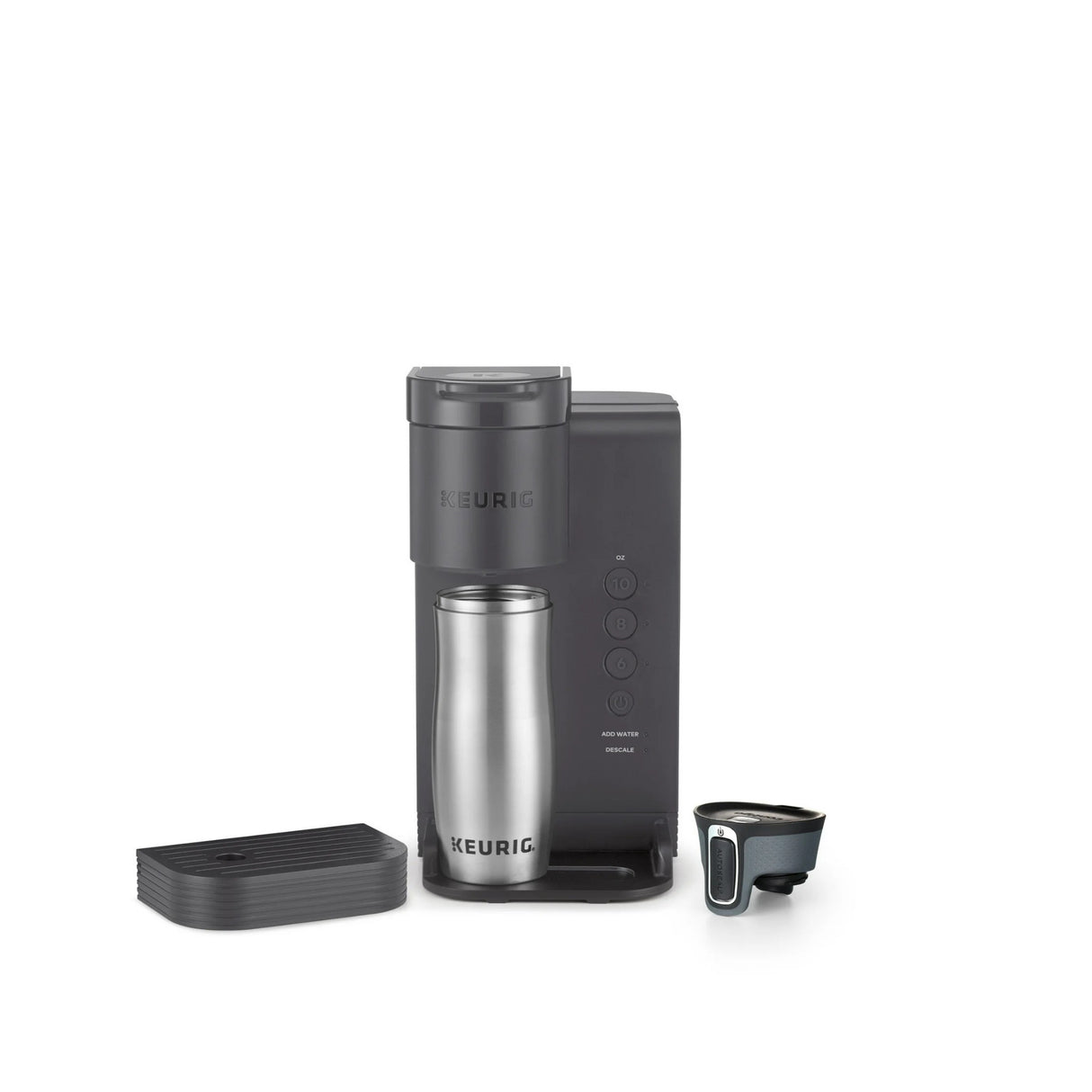 Keurig K-Express Essentials Single-Serve K-Cup Pod Coffee Maker (Matte Gray)