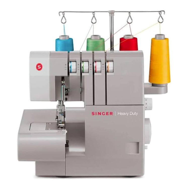 Singer 14HD854 Heavy Duty Overlock Serger 2/3/4 Thread, 6 Stitches, Metal Frame
