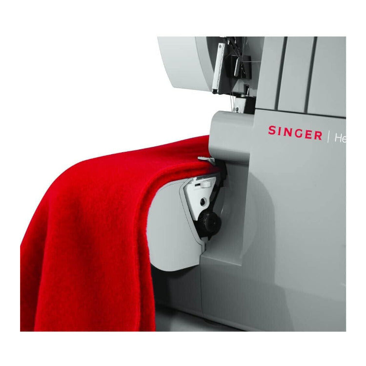 Singer 14HD854 Heavy Duty Overlock Serger 2/3/4 Thread, 6 Stitches, Metal Frame