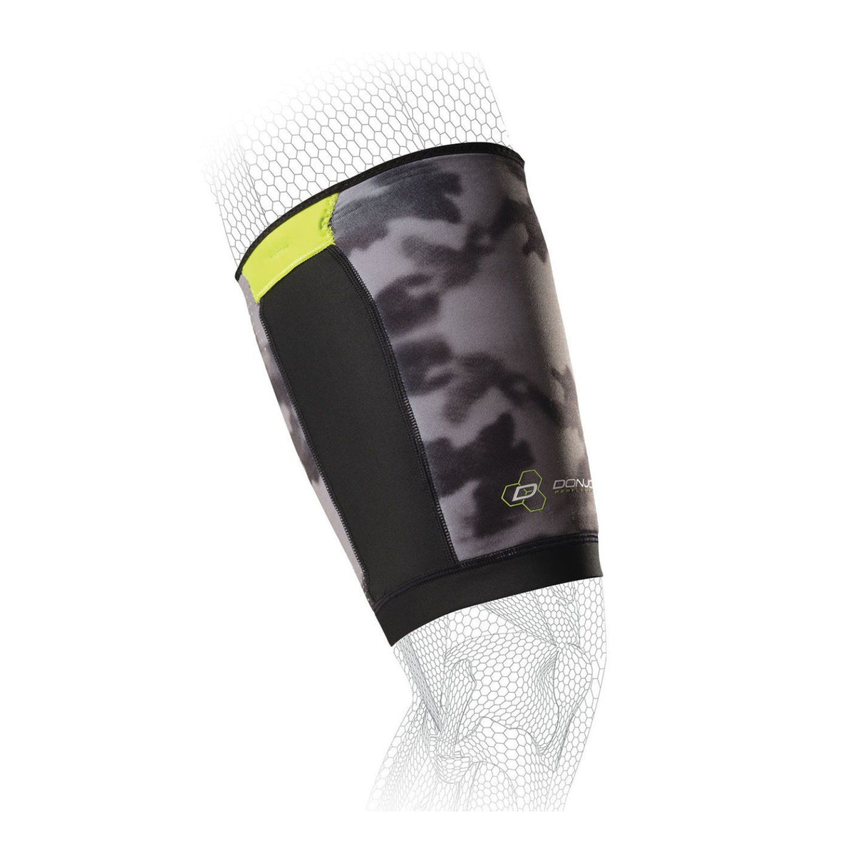 Donjoy Performance Anaform Compression Thigh Sleeve (Black, XL)