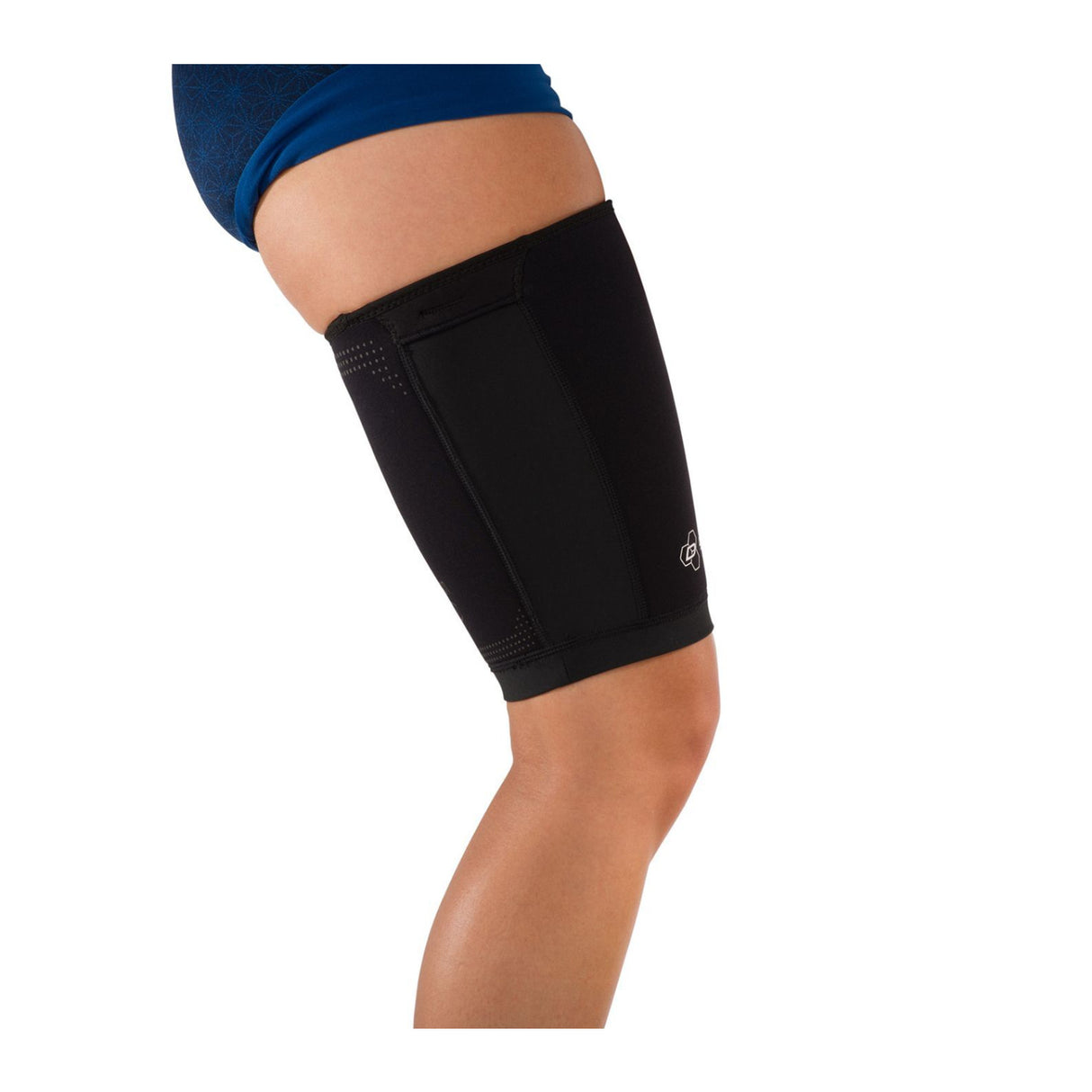 Donjoy Performance Anaform Compression Thigh Sleeve (Black, XL)