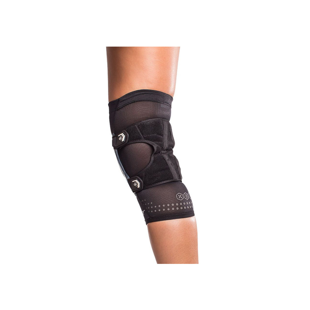 DONJOY PERFORMANCE Webtech Short Knee Brace (Black, Large)