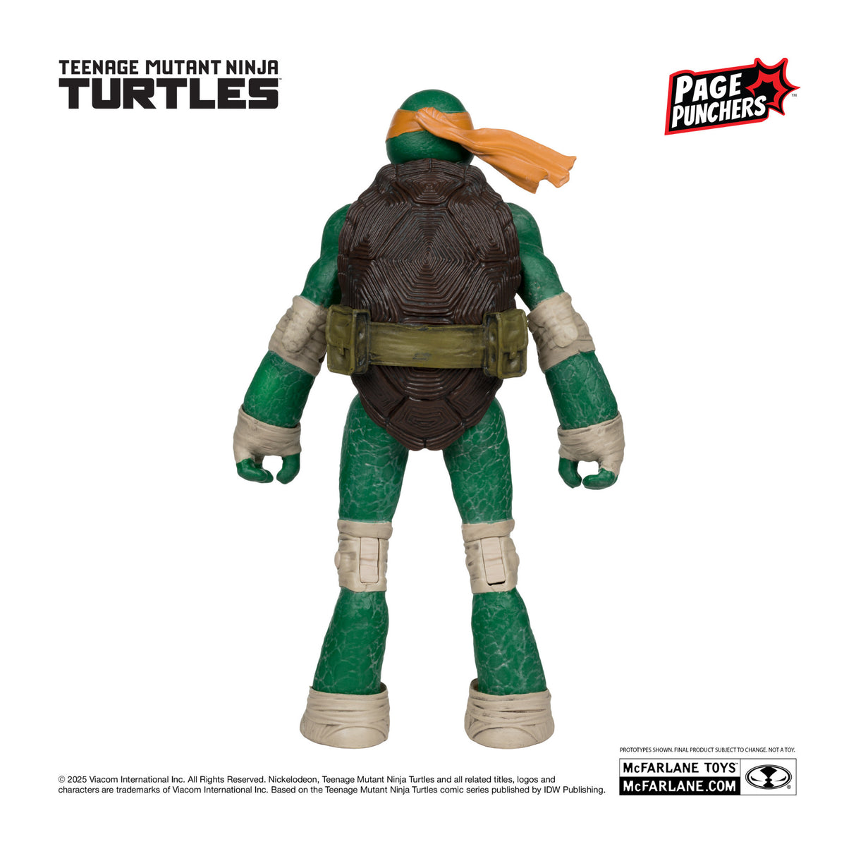 McFarlane Michelangelo (Teenage Mutant Ninja Turtles) with Comic (Page Punchers)